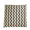 Kaemingk 30" Black and Ivory Chevron Over Sized Floor Throw Pillow